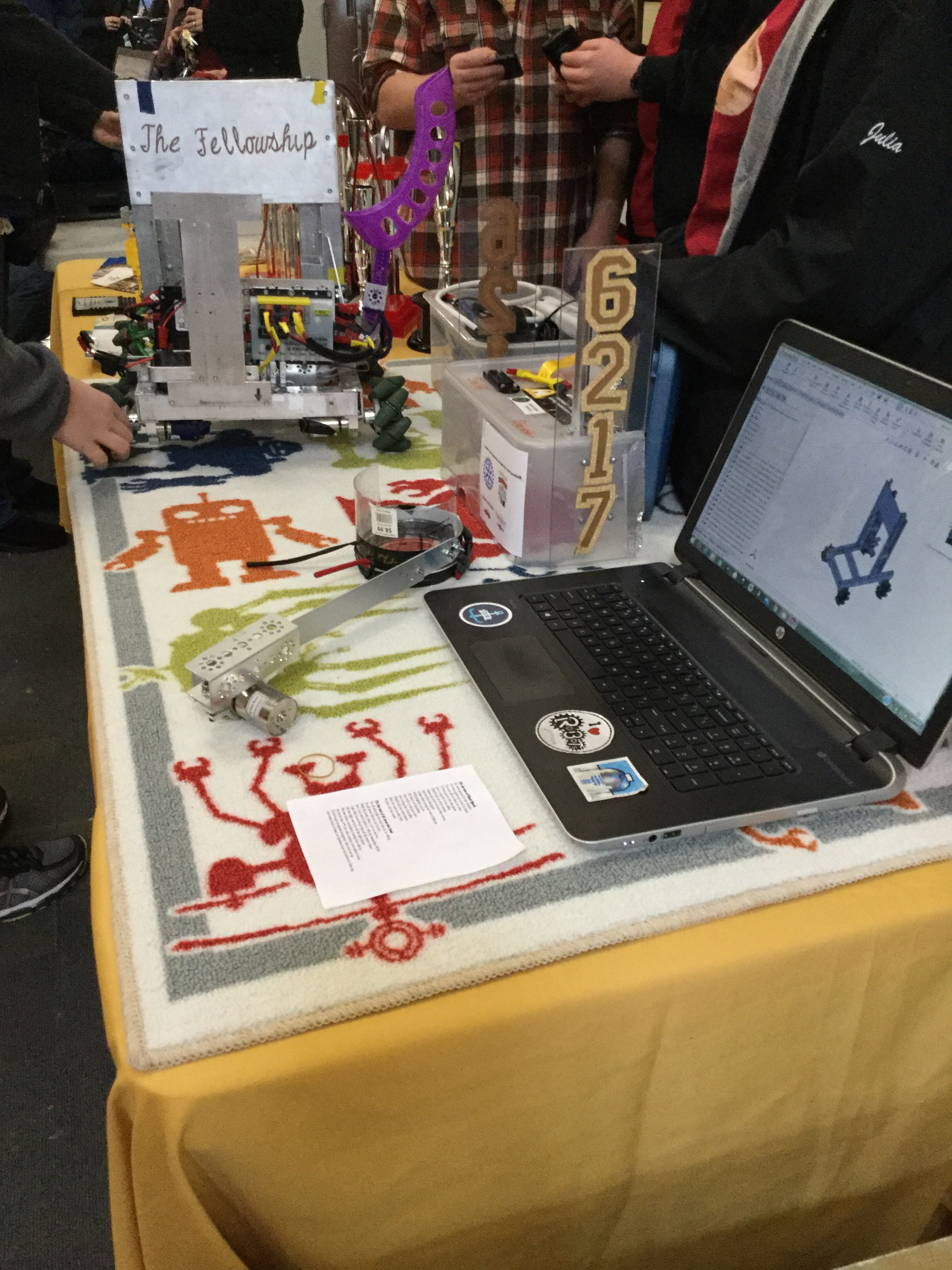 Our booth at FLL