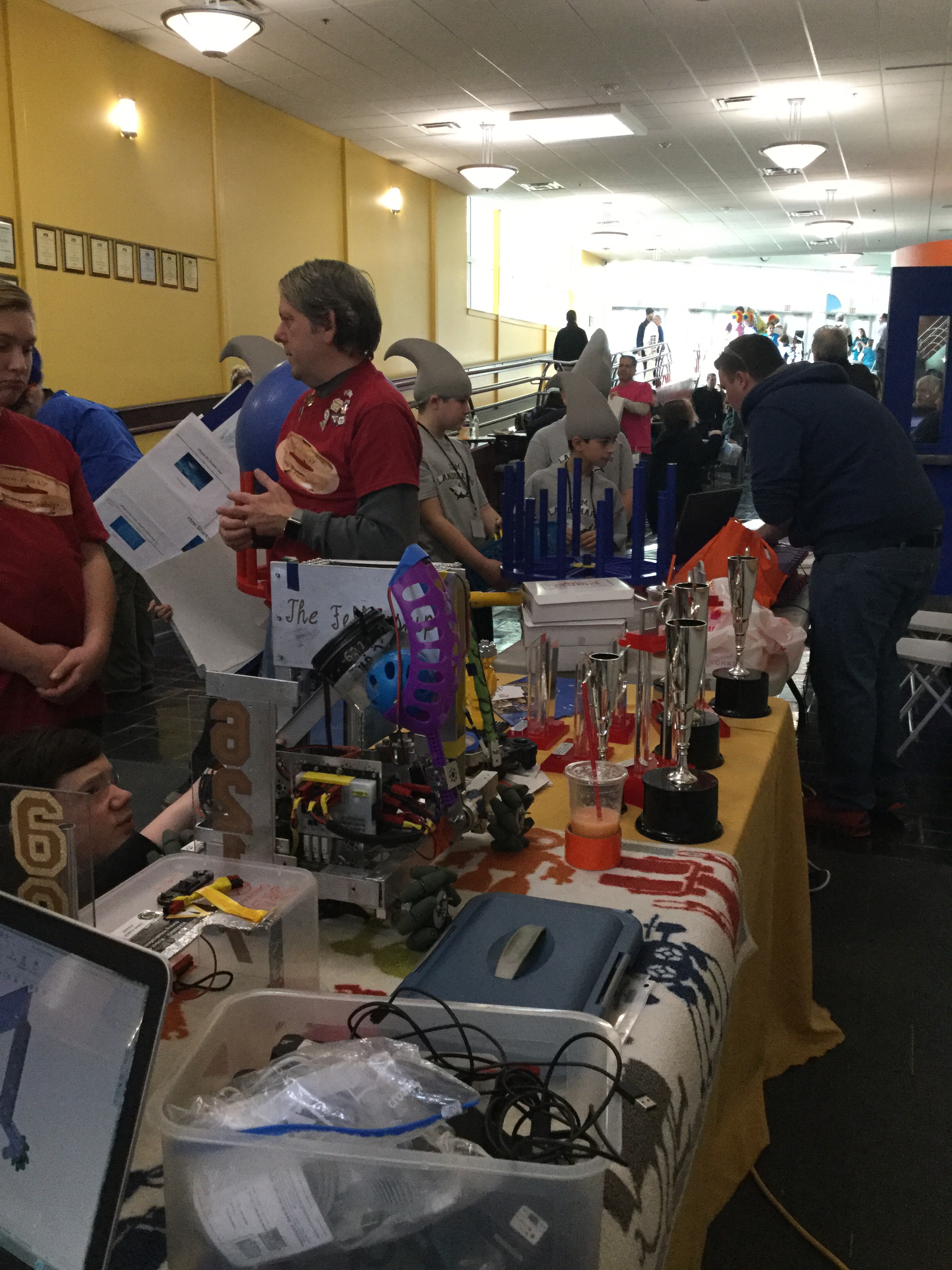 Our booth at FLL